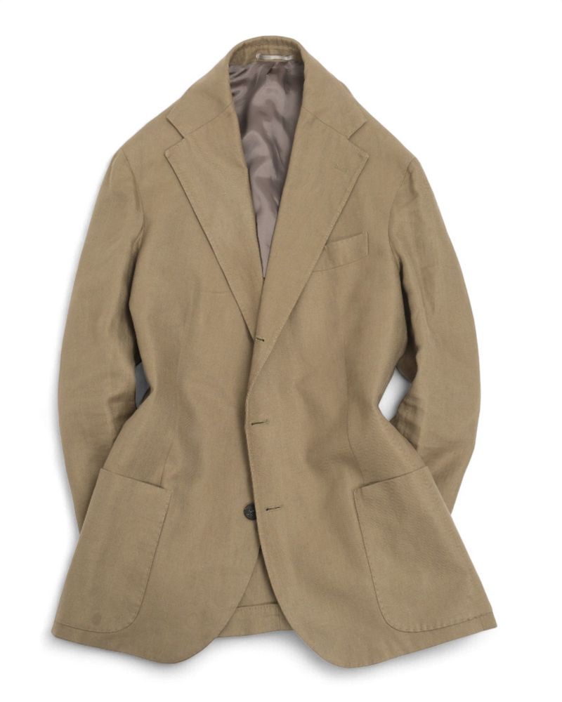 Olive Linen Suit
