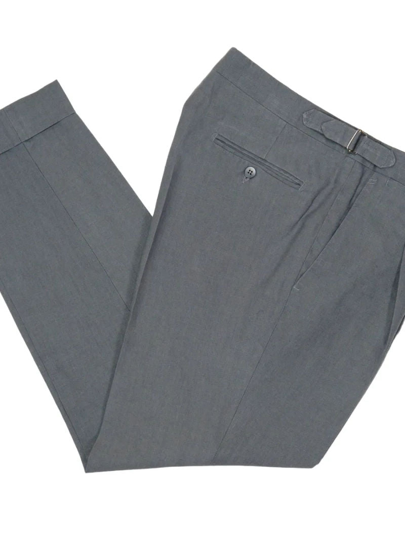 Sage High Rise Pleated Trousers