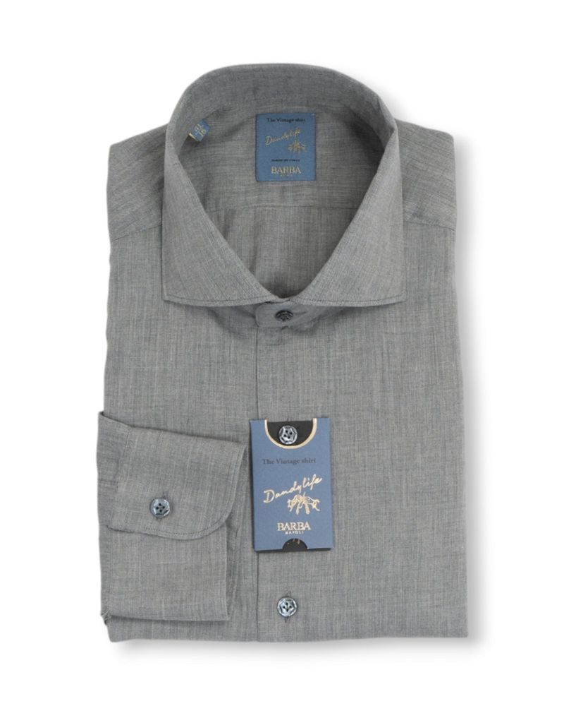 Grey Lightweight Flannel Shirt