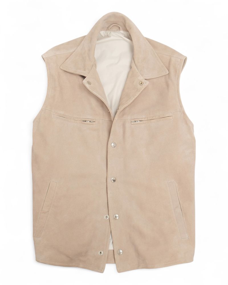 Stone Suede Vest