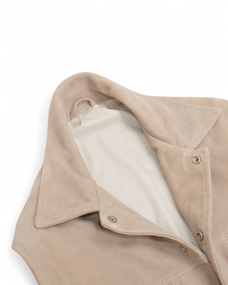Stone Suede Vest