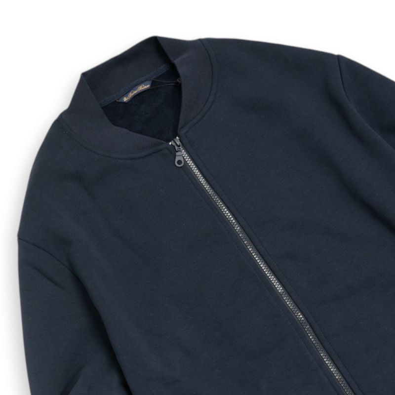 Navy Full Zip Sweater