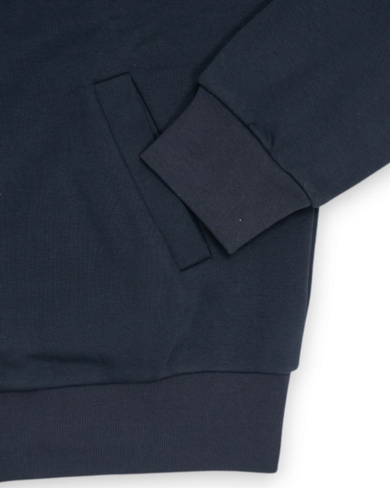 Navy Full Zip Sweater