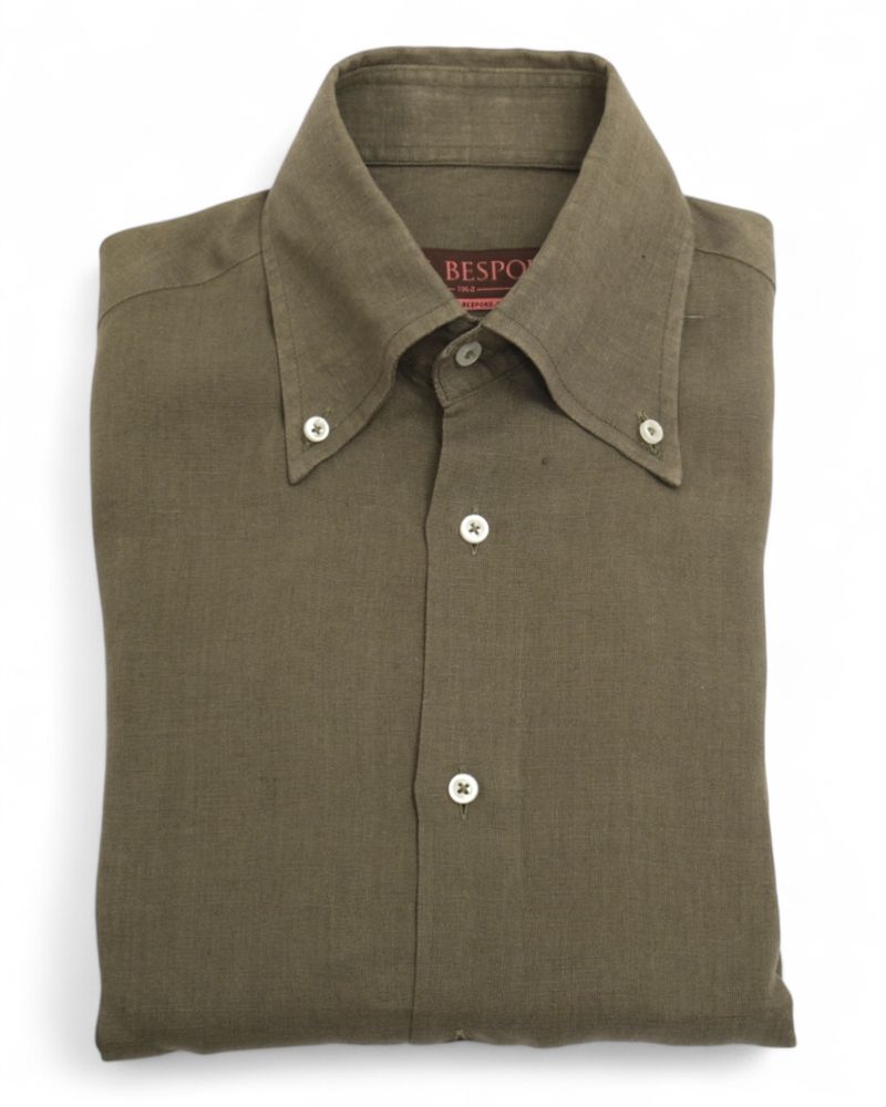 Olive BD. Linen Shirt