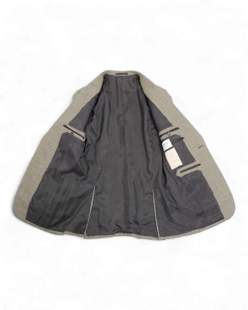 Grey & Off-White Houndstooth Sports Jacket