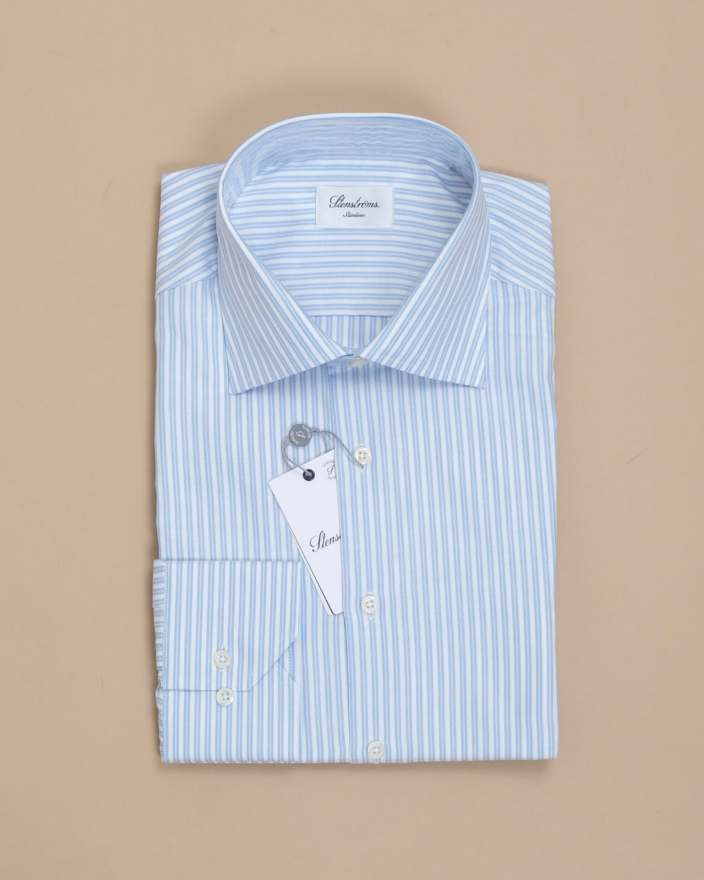Blue/White Striped Cotton Shirt