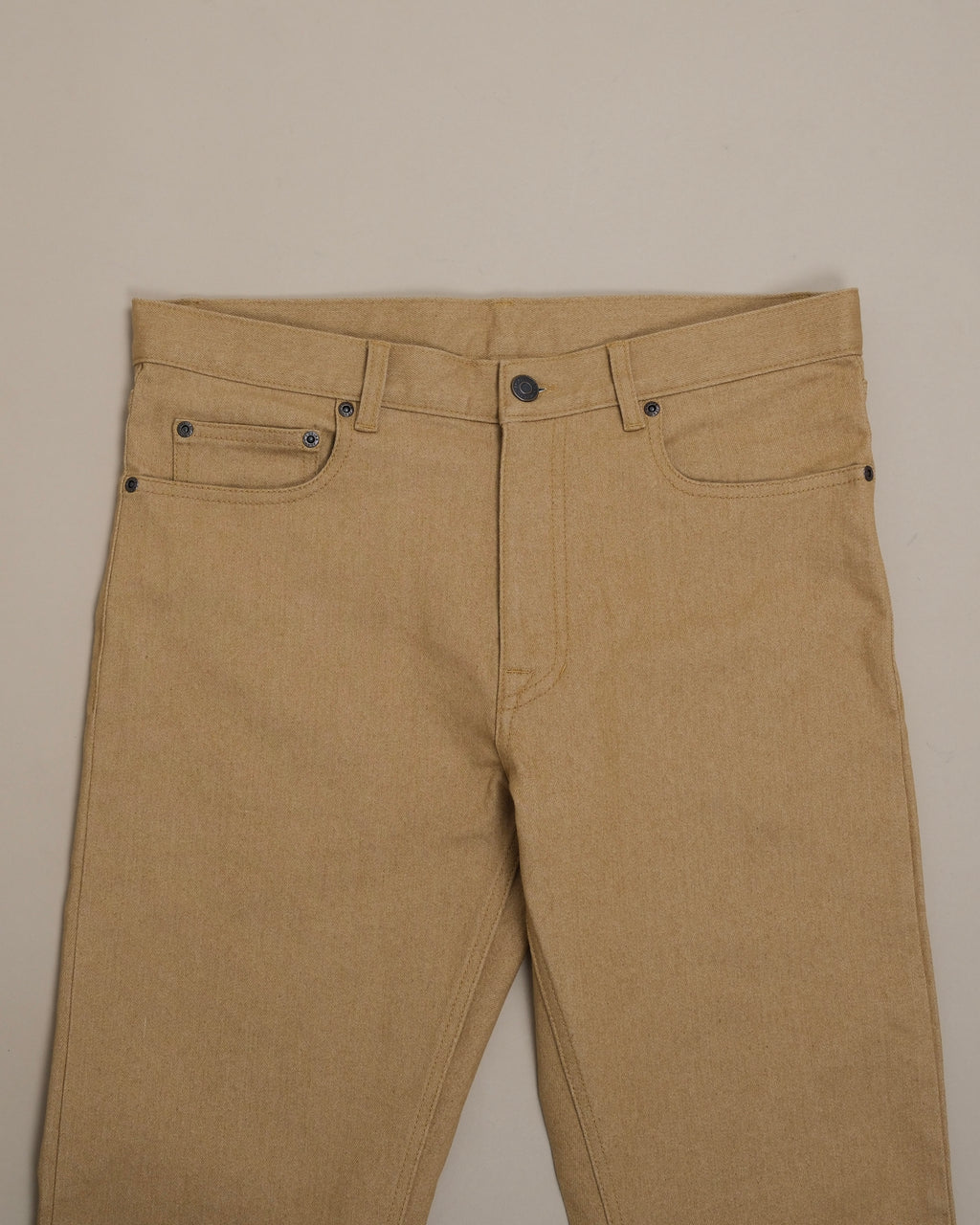Mustard Yellow High-Rise Denims