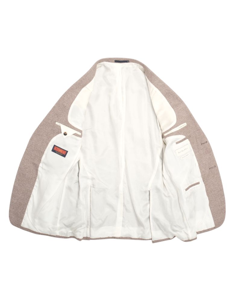 Beige E.Thomas Wool/Silk/Cashmere Suit
