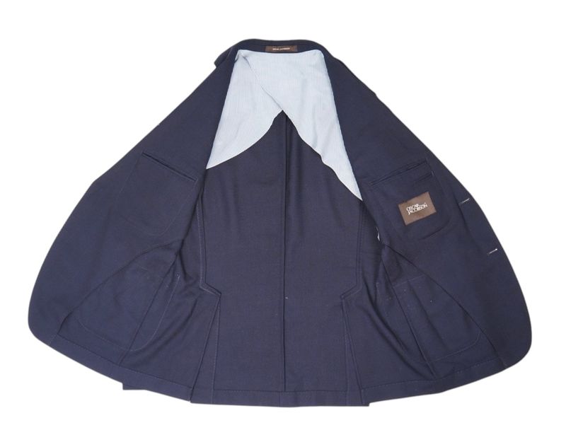 Navy Hopsack Sports Jacket