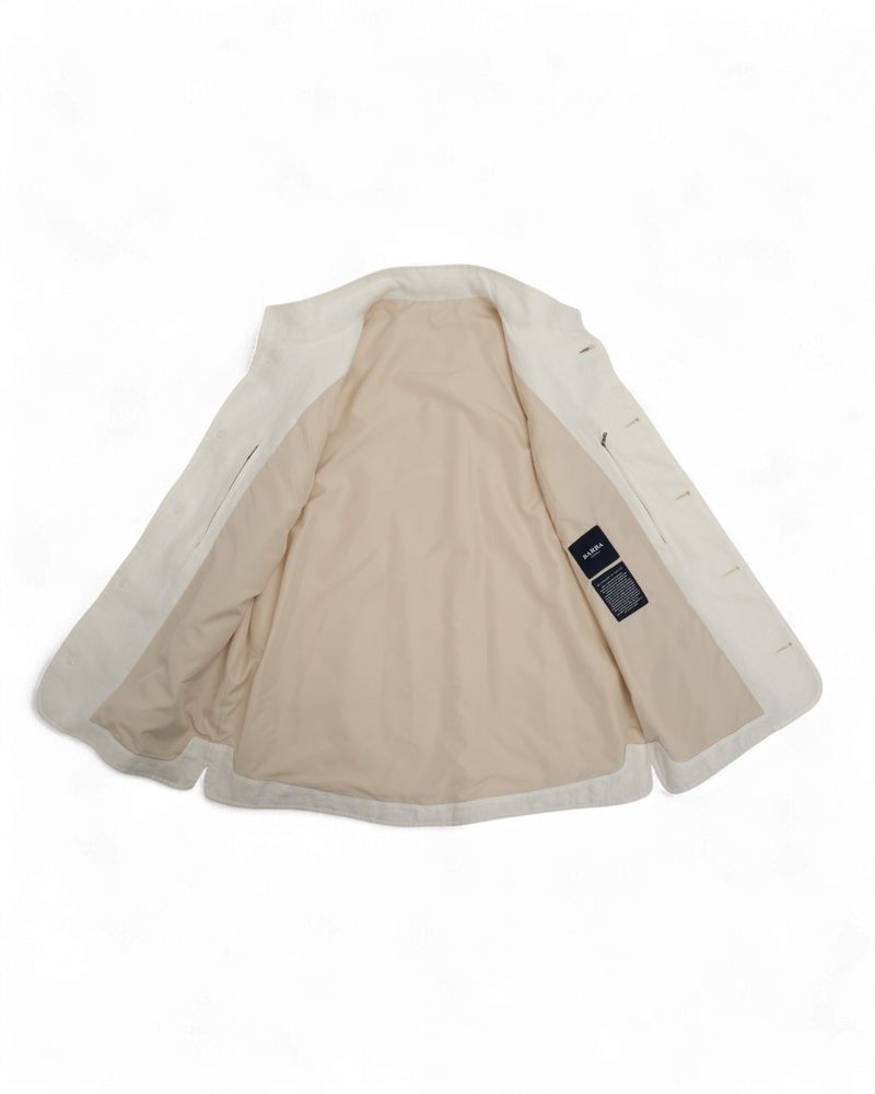 Chalk White Panel Vest