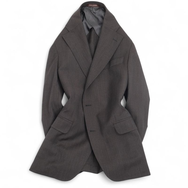 Dark Grey 3-Piece Drago Super 110's Wool Suit