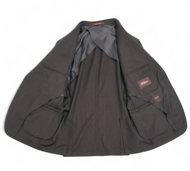 Dark Grey 3-Piece Drago Super 110's Wool Suit