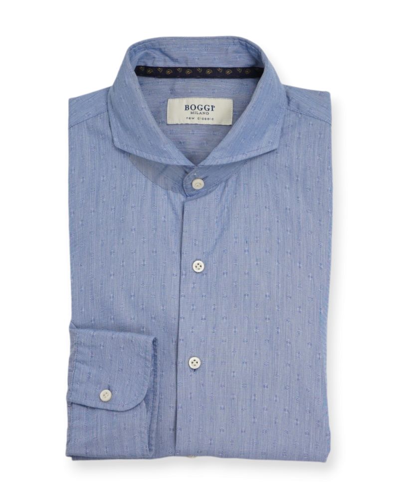 Blue Poplin Shirt