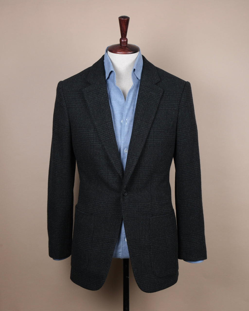 Dark Forest Glen Check Wool/Cashmere Sports Jacket