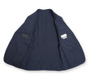 Navy Unlined Traveller Wool Suit