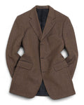 Brown Herringbone Sports Jacket