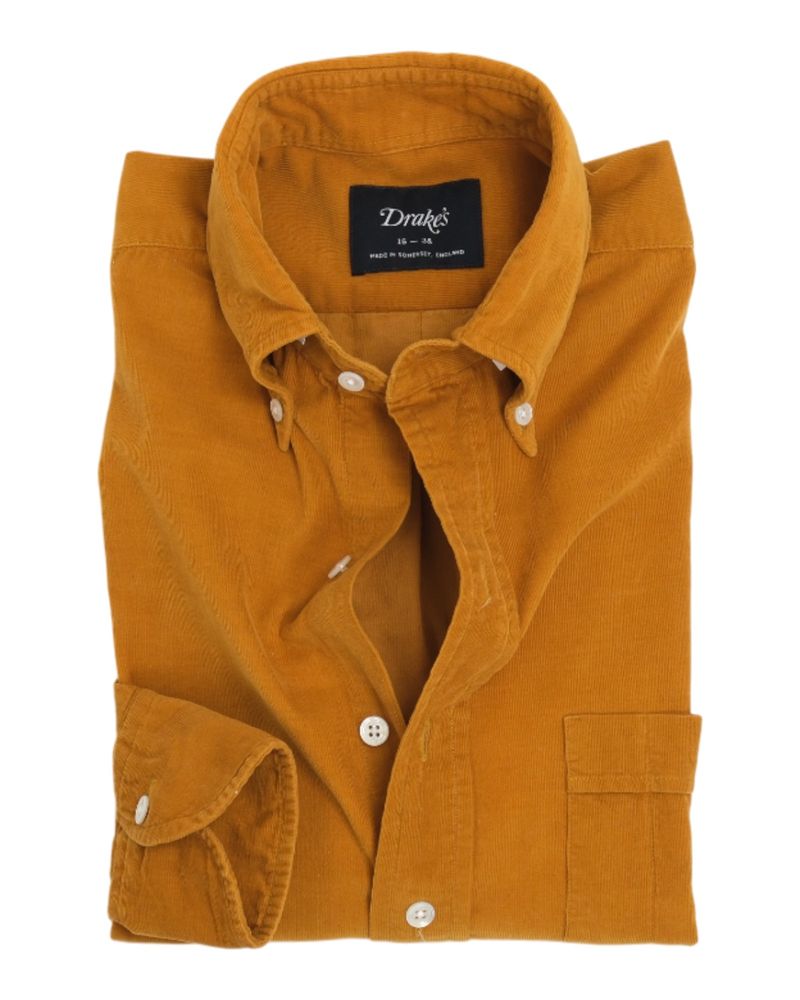 Mustard Baby Cord BD. Shirt