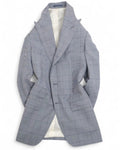 Grey Checked Wool & Mohair Suit