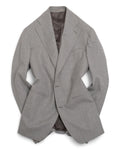 Light Grey VBC Flannel Suit Jacket
