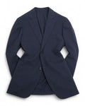 Navy Unlined Traveller Wool Suit