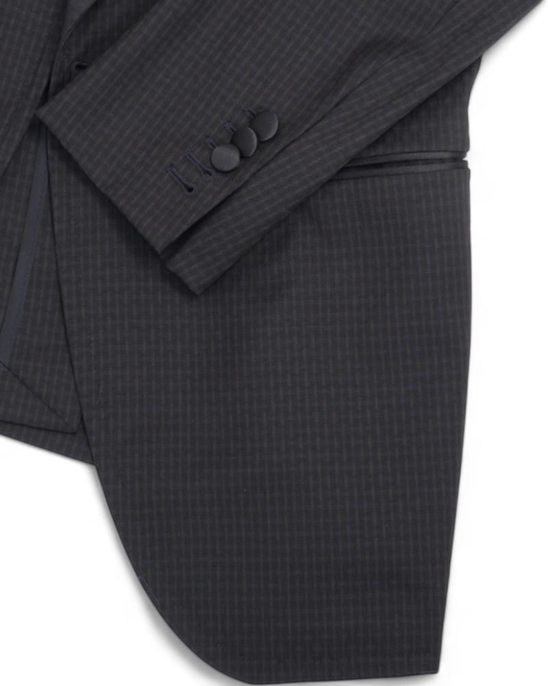 Midnight Blue Super 120's Wool Evening Jacket