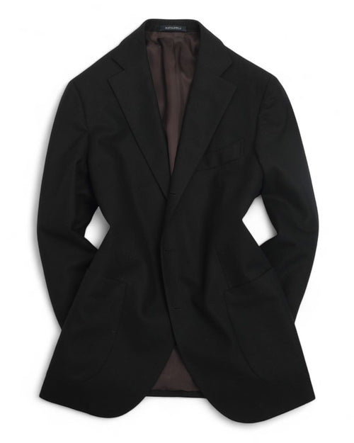 Black VBC Circular Flannel Suit