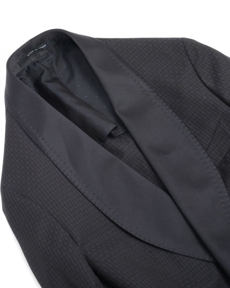 Midnight Blue Super 120's Wool Evening Jacket
