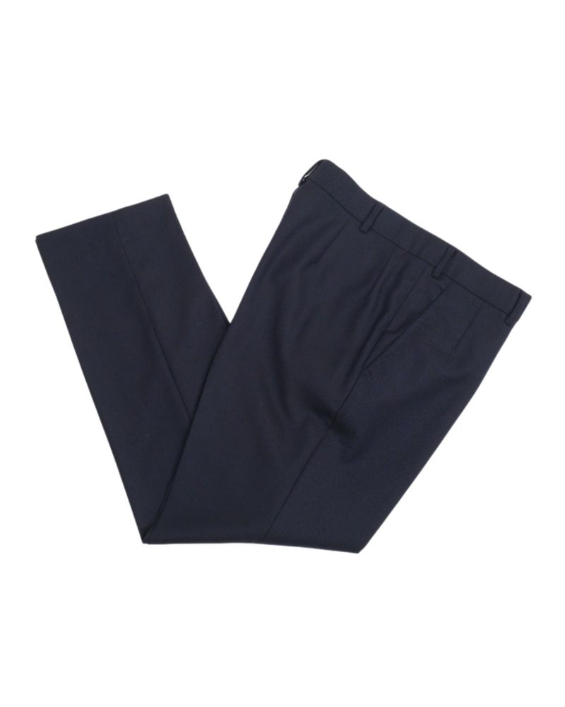 Navy Wool Twill Suit