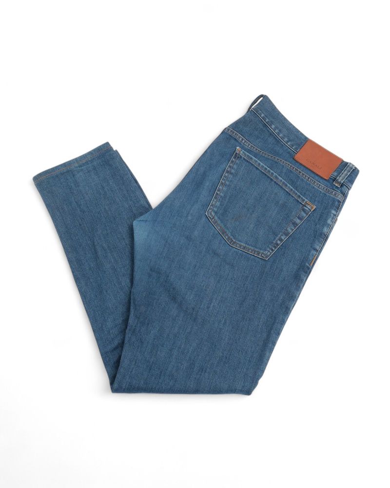 Mid Wash Denim Jeans