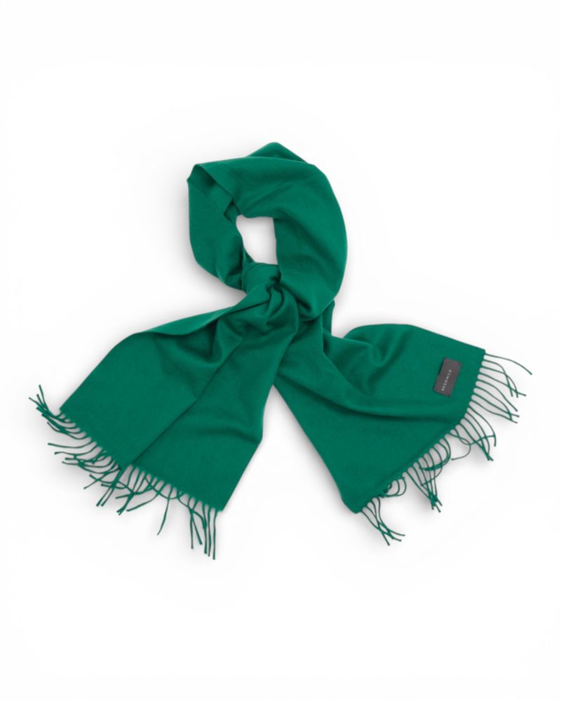 Green Cashmere Oversized Scarf