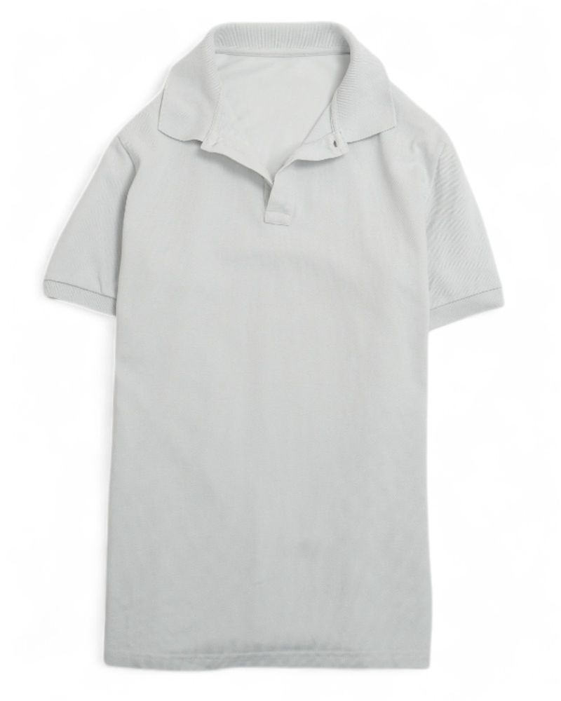 Light Blue Cotton Pique Polo