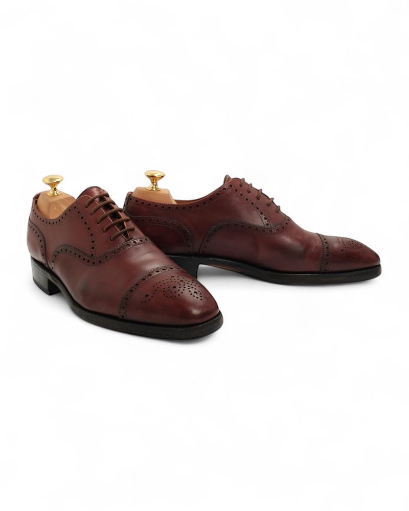 Oxblood Brogue Leather Oxford