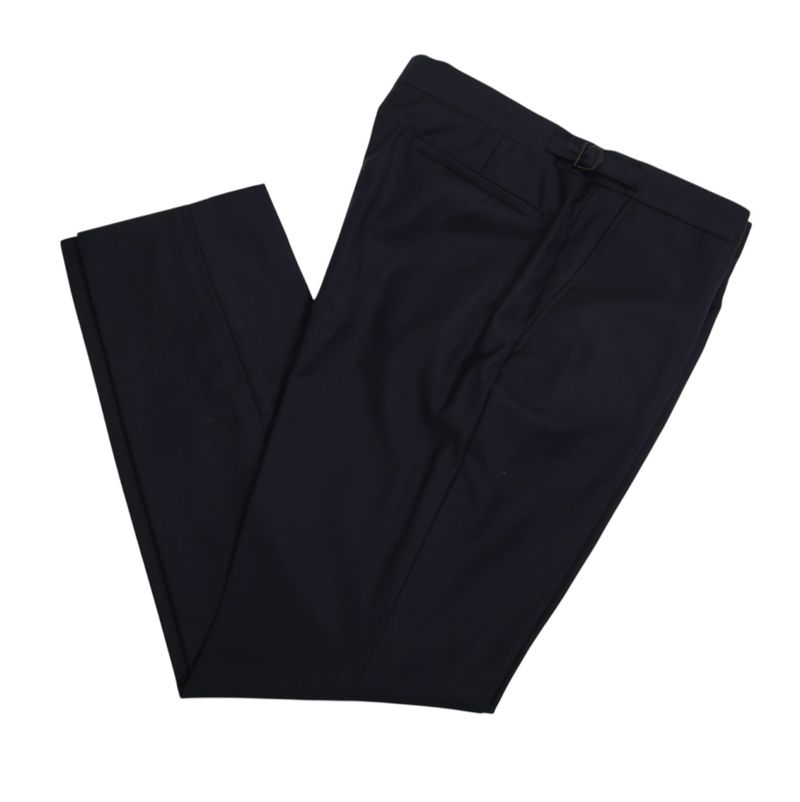 Navy Half-Canvas Wool Suit