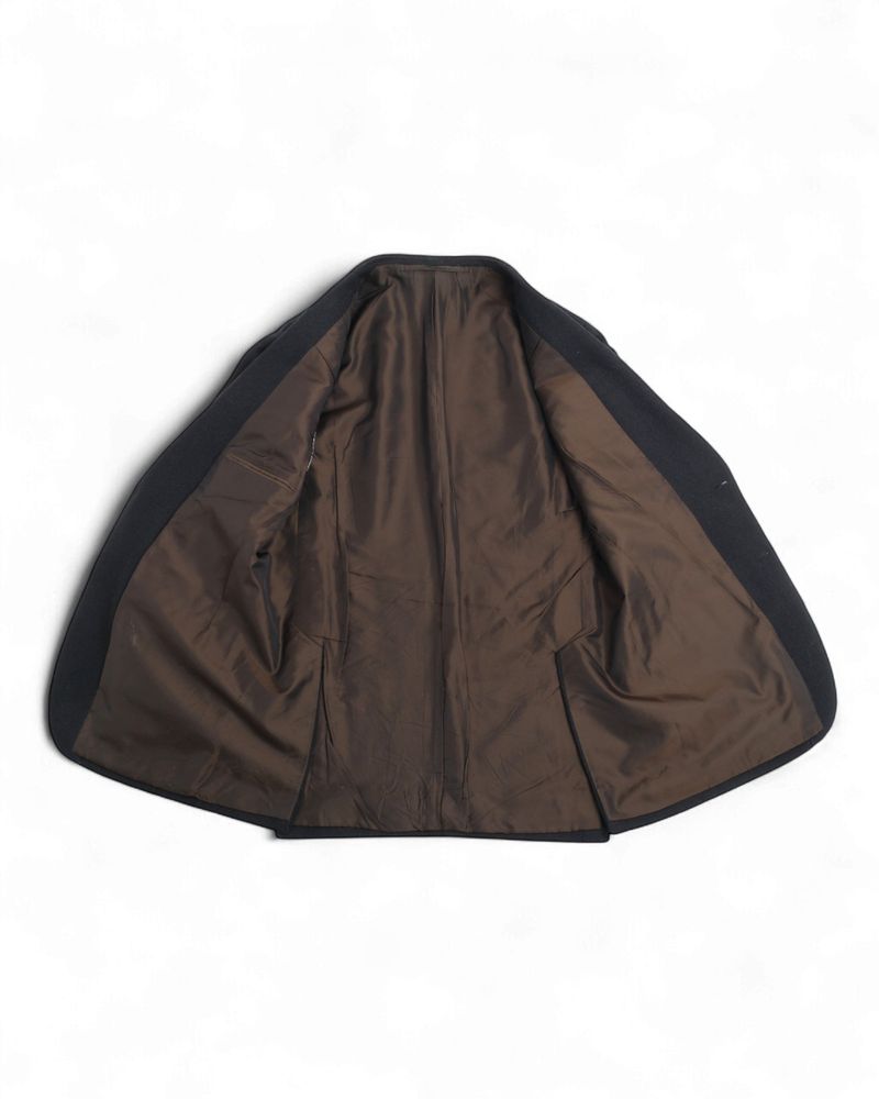 Dark Navy Herringbone Sports Jacket