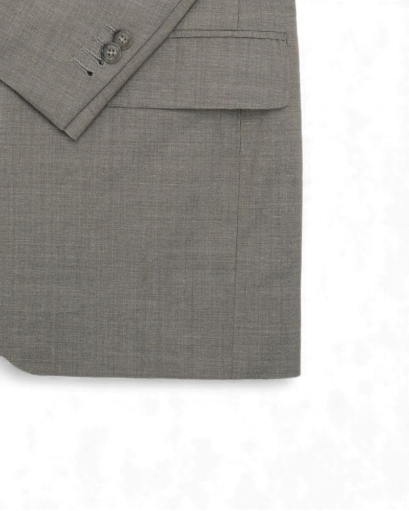 Light Grey Sharkskin Suit