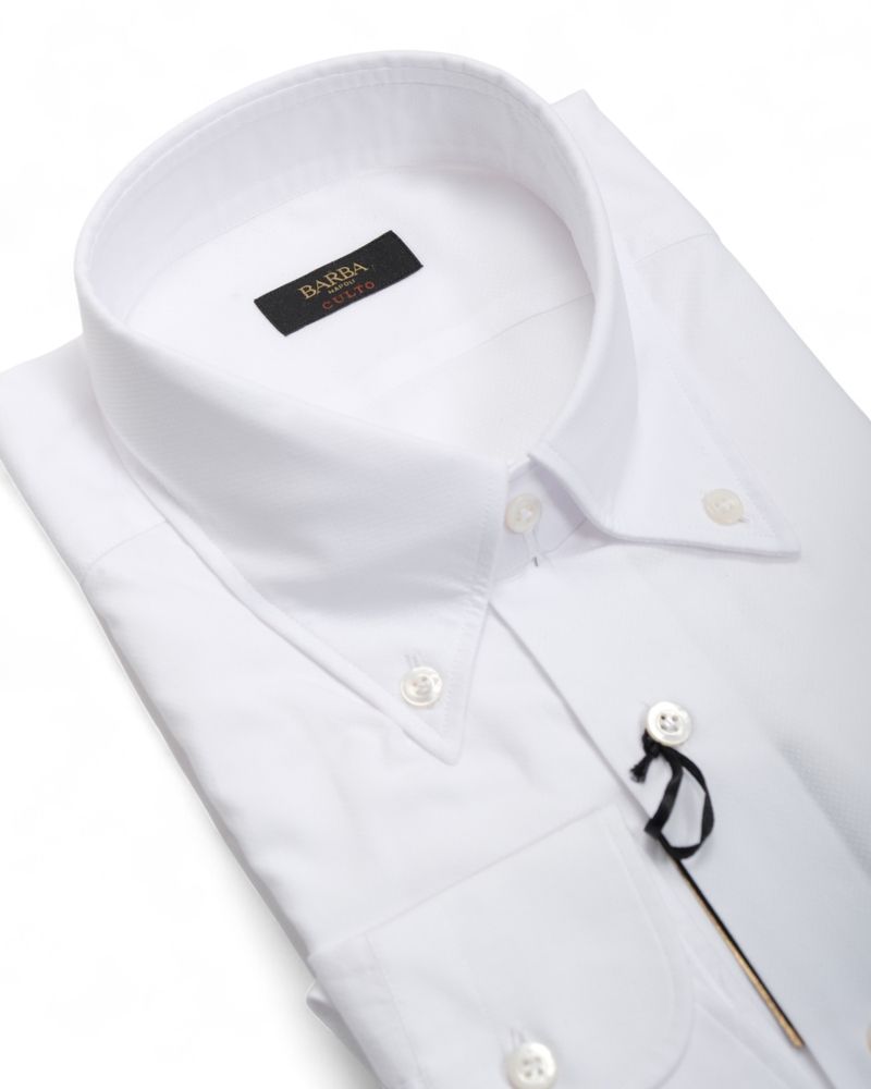 White BD. Pinpoint Cotton Shirt