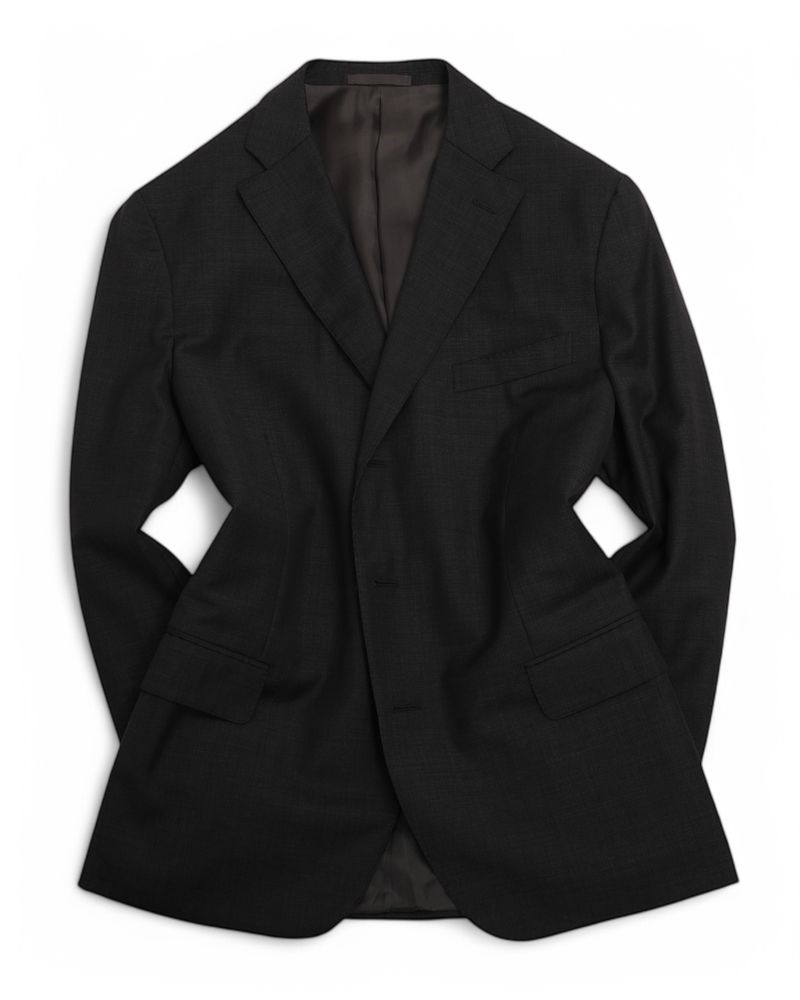 Dark Grey Super 110's Wool Sports Jacket Reg.