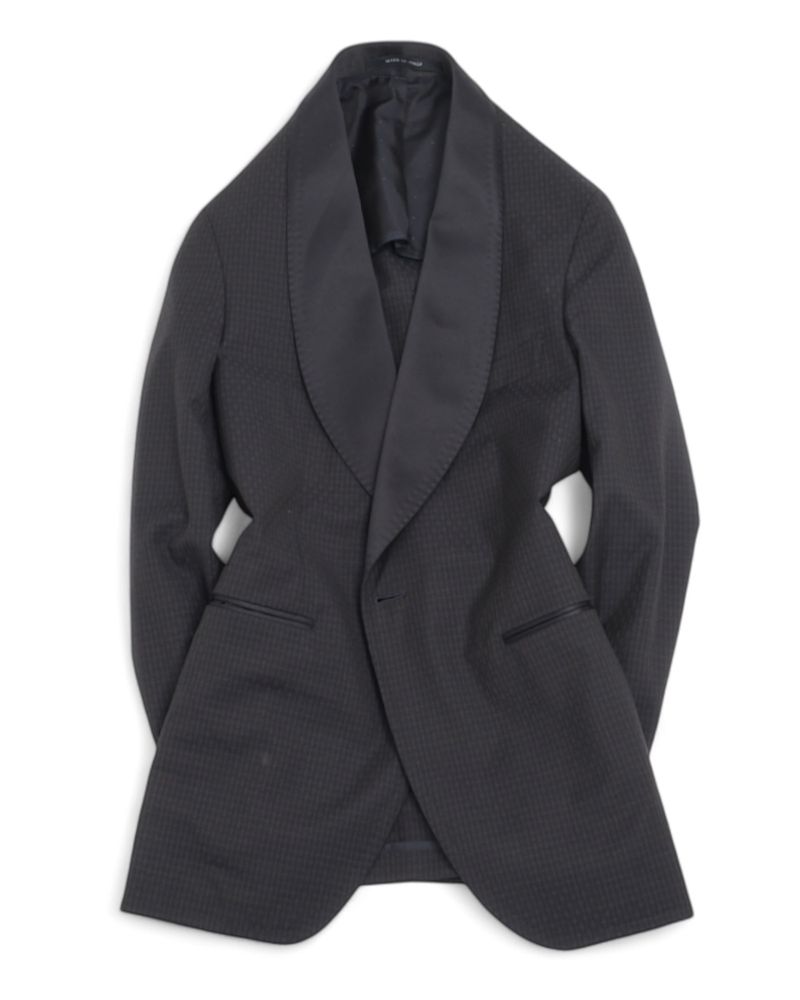 Midnight Blue Super 120's Wool Evening Jacket