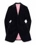 Navy Velvet Blazer