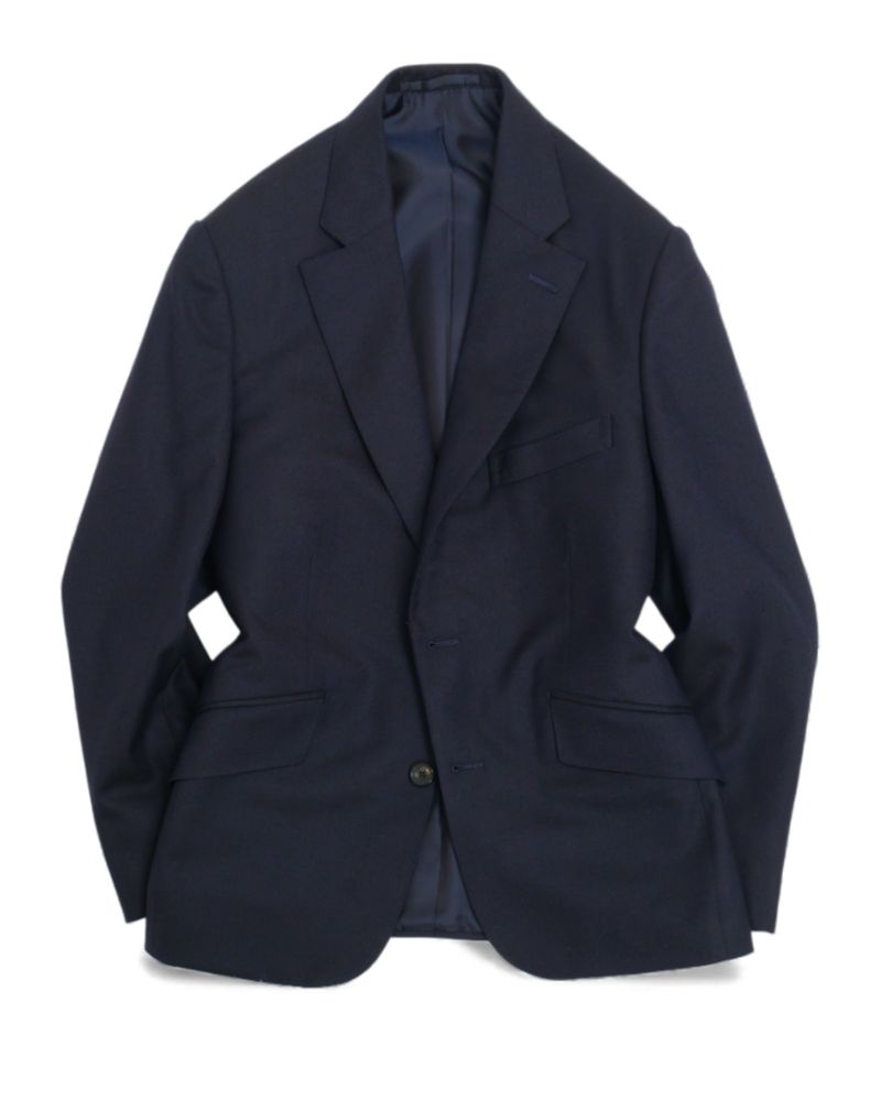 Navy Wool Twill Suit