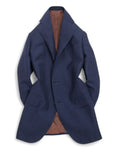 Midnight Blue Wool & Linen Sports Jacket