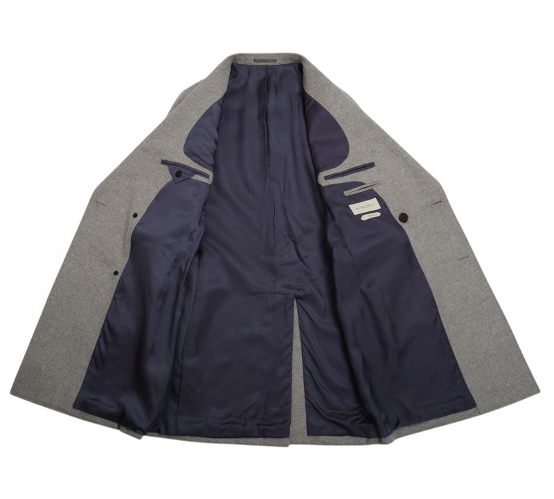 Light Grey DB. Wool Coat
