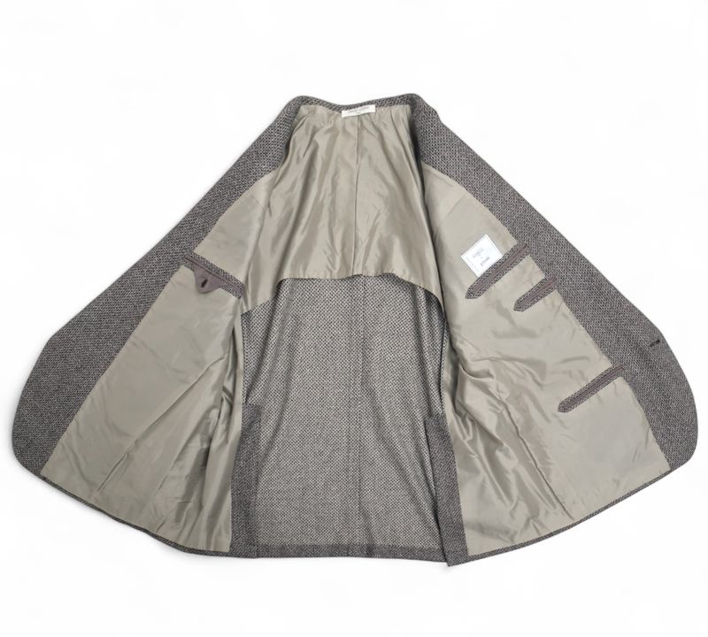 Grey Birseye Tweed Sports Jacket