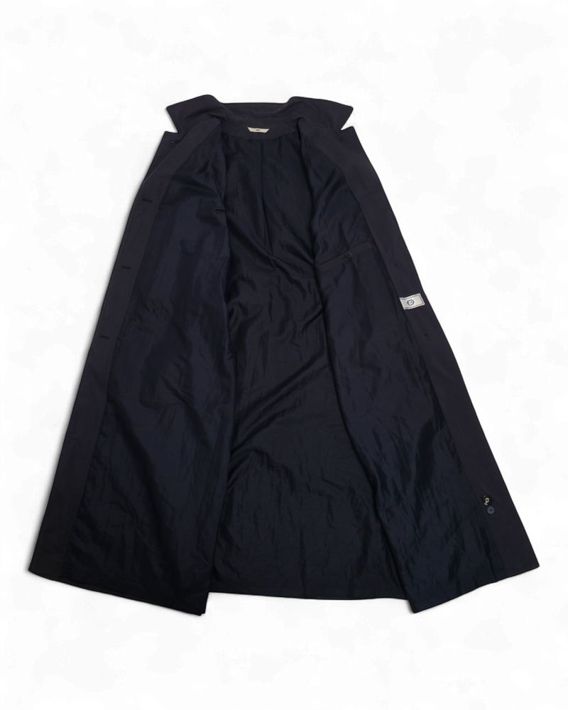 Navy Long Shell Coat