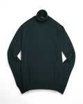 Dark Green Crewneck Knitwear