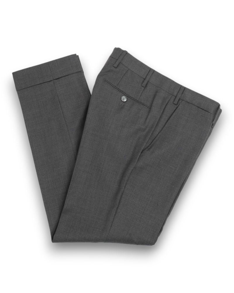Dark Grey Super 120´s Wool Trouser