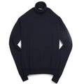 Navy Merino Rollneck