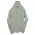 Pale Olive Cotton Pique Shirt