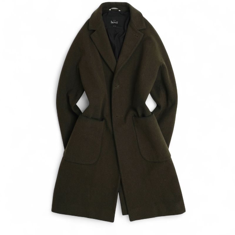 Olive Raglan Coat
