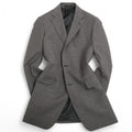 Grey Windowpane Super 100's Wool Suit